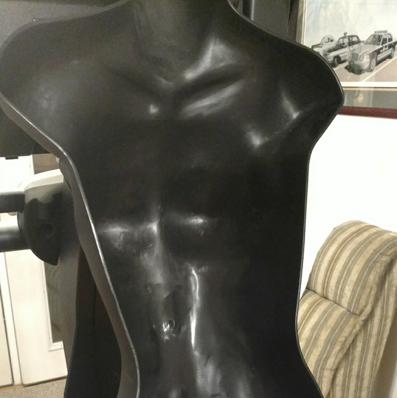 SOLD...Hanging hard plastic half body manniquin - Picture 2 of 2